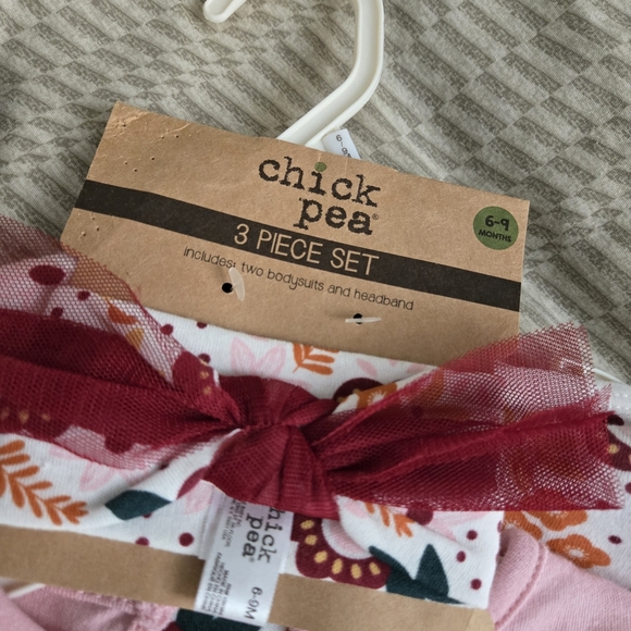 Chick Pea Thanksgiving Onesie Set 6-9 mos - Picture 2 of 6